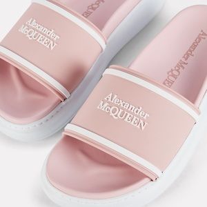 Alexander McQueen pink slides ($550 retail)